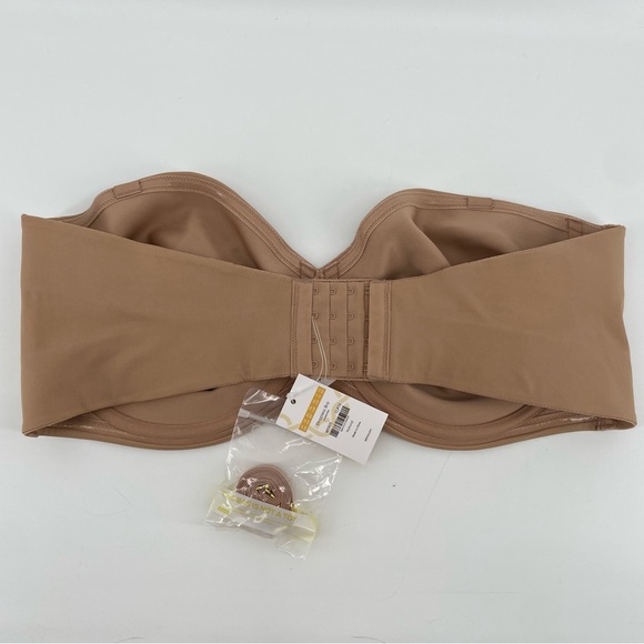 NEW Delimira Strapless Bra Natural Beige Underwire 42E - Picture 4 of 7
